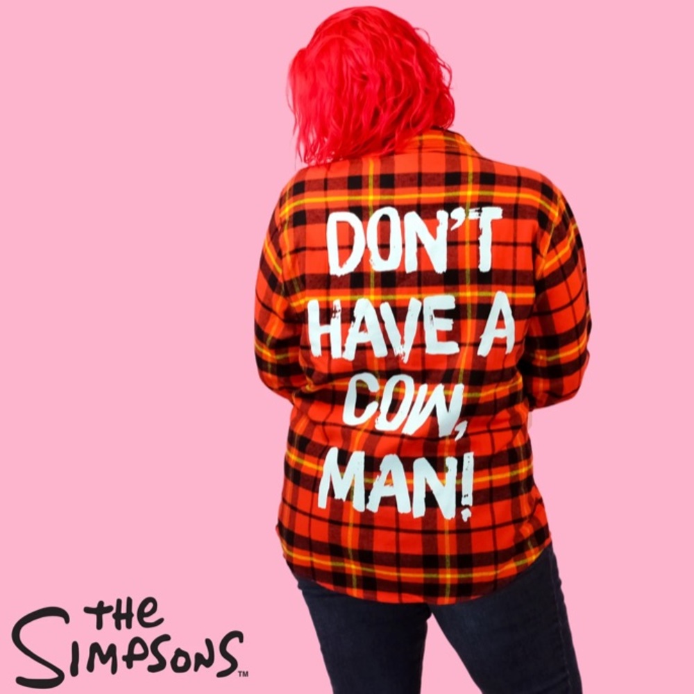 HTF Cakeworthy Simpsons Bart Collectible flannel